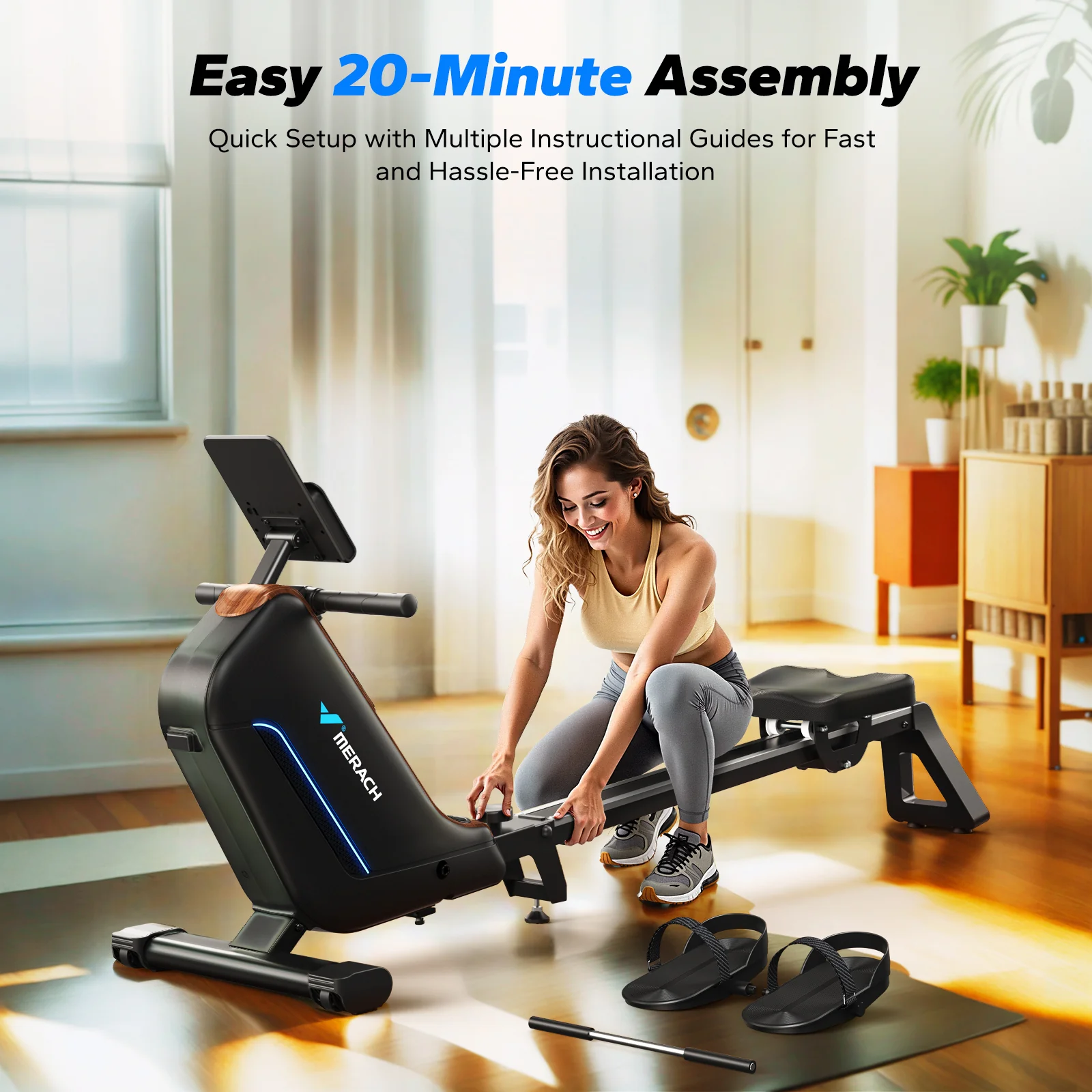 R15 Pro Electromagnetic Rowing Machine - Image 6