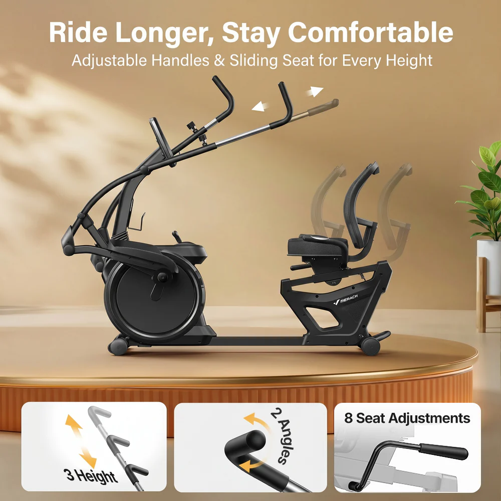 S19 Recumbent Cross Trainer Bike - Image 5