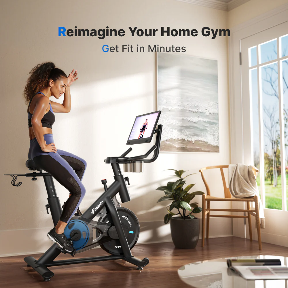S26 Aura Exercise Bike with 15.6'' HD Screen - Image 2