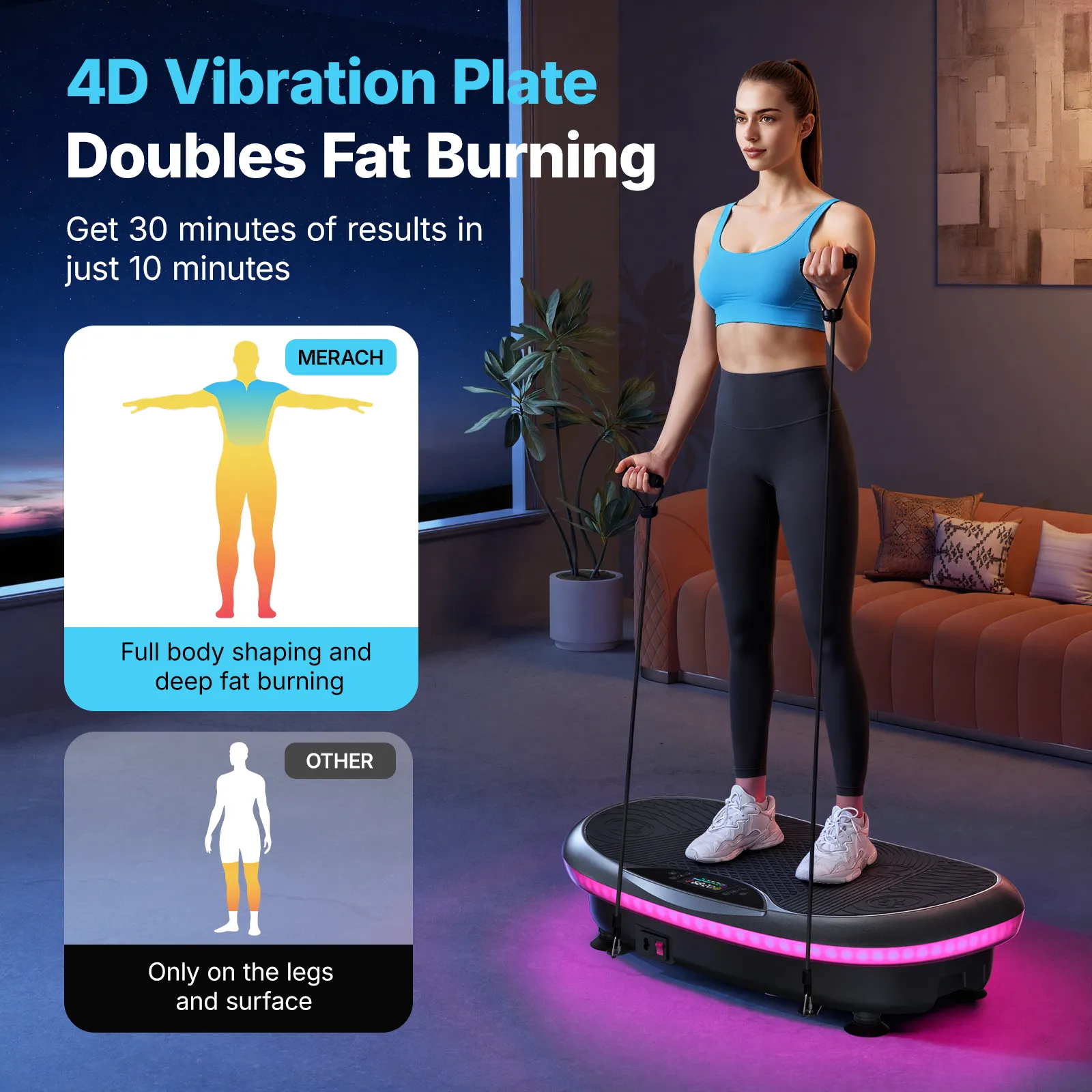 CV55 Curved 4D Low-Impact Vibration Plate - Image 5