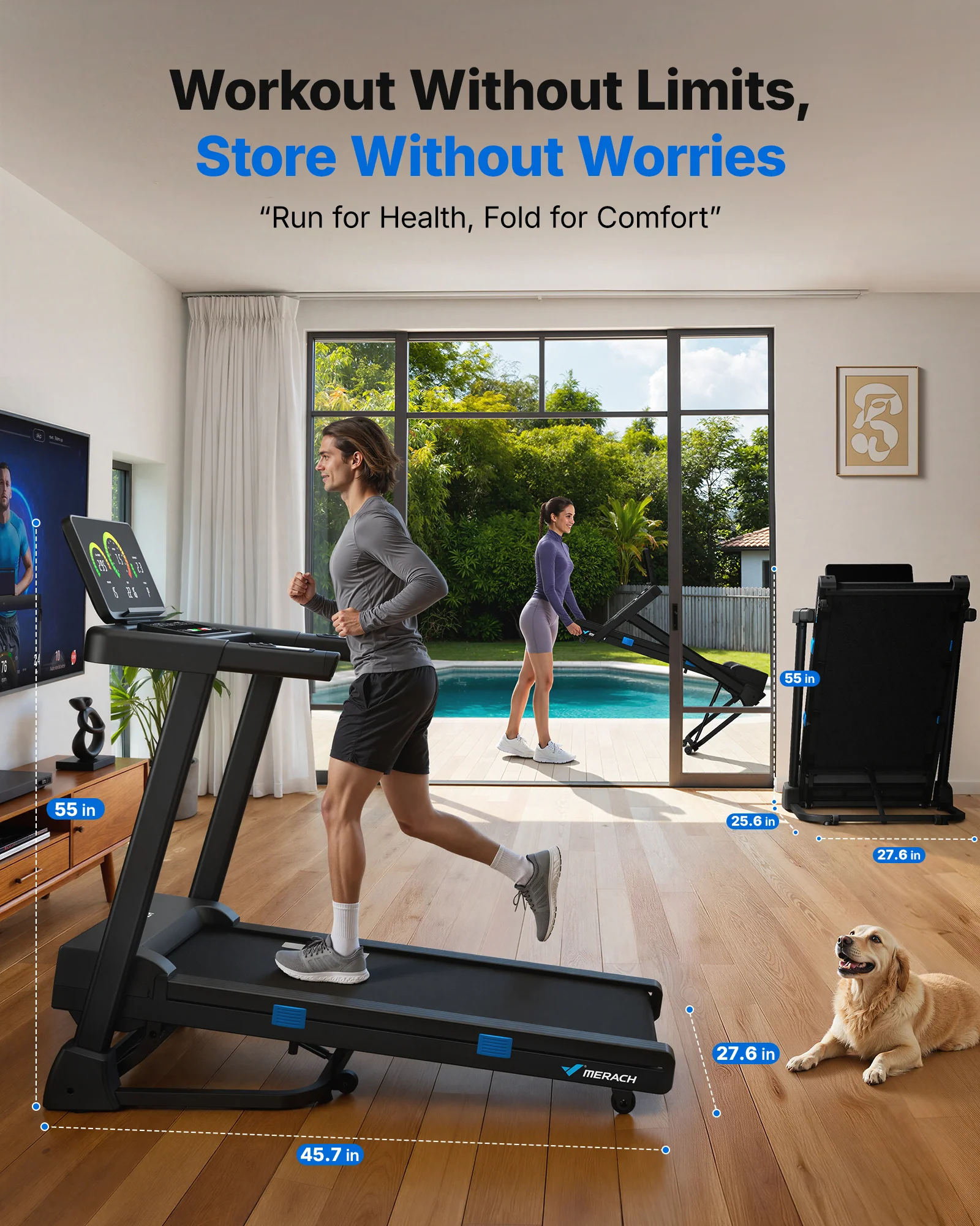 T12 Foldable Treadmill Pro with 15% Auto Incline - Image 7